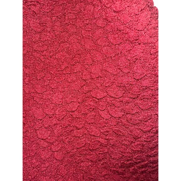 ASTR The Label Women's Maroon Deep Red Textured Midi Length Dress - Picture 6 of 6